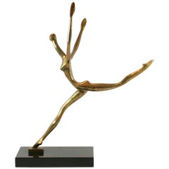 Vintage Dancer Bronze by Manuel Carbonell