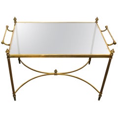 Regency Style Brass Coffee Table