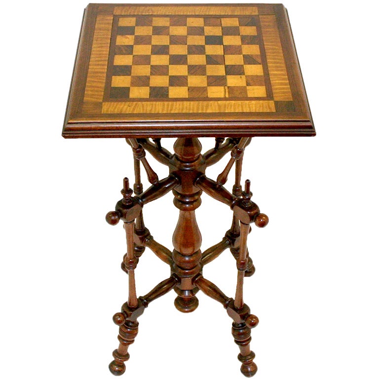 Victorian Games Table For Sale at 1stDibs