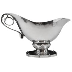 Georg Jensen Sterling Silver Gravy Boat