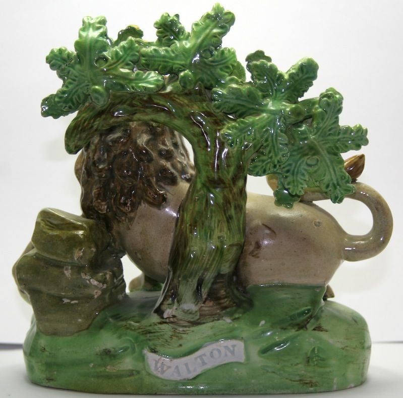 The Lion & The Unicorn by Staffordshire In Excellent Condition In New York, NY