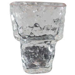 Tapio Wirkkala Glass Icicle Vase