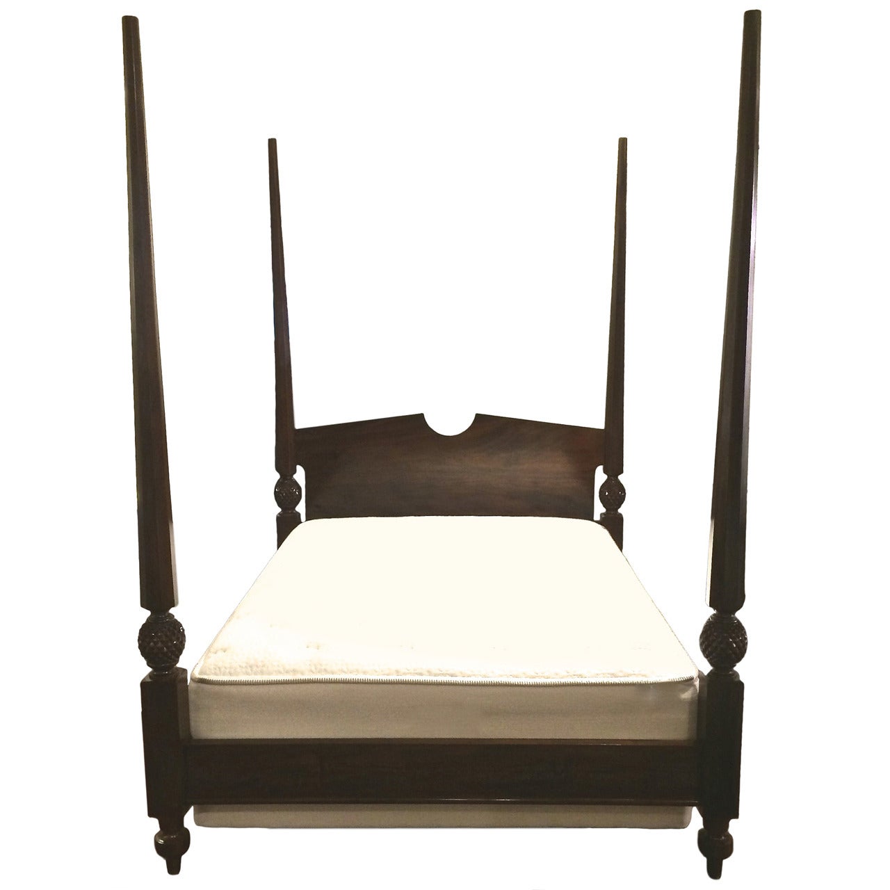 Four-Poster Queen Wooden Bed