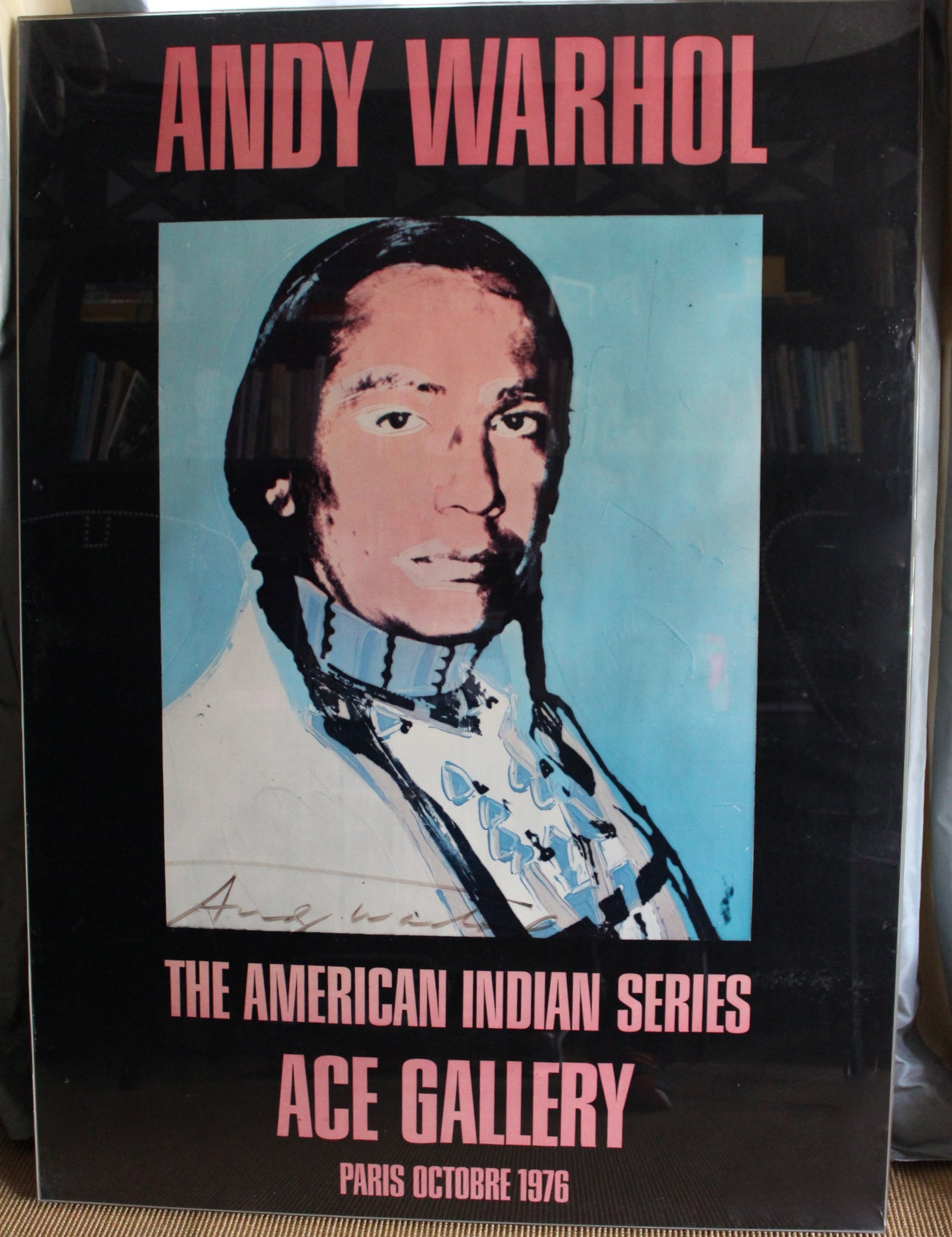 Signed Andy Warhol Poster - American Indian