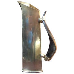 Silver Plate Pitcher in the Manner of Puiforcat