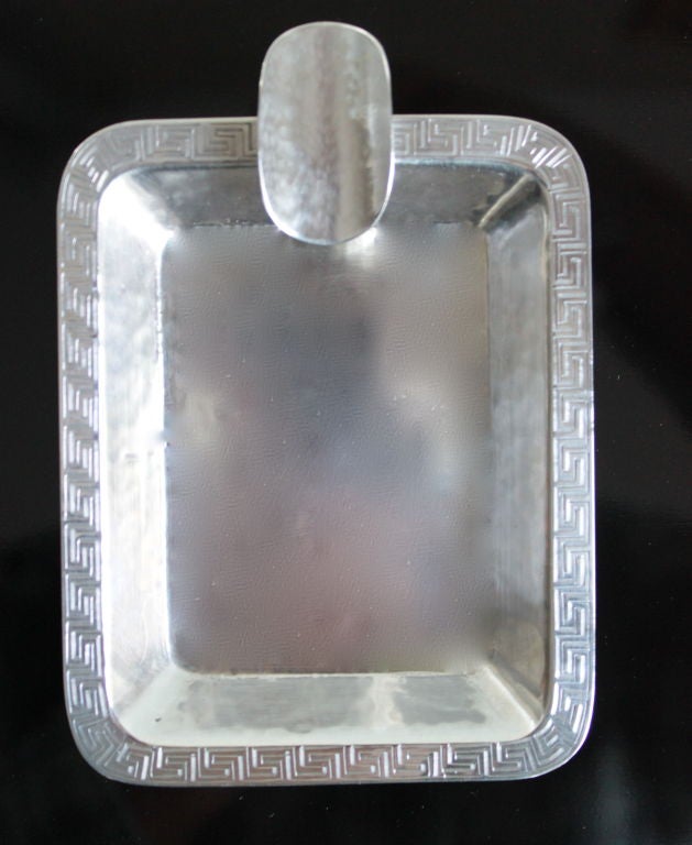 Hand Crafted Sterling Ash tray by Marcus & Co. NYC