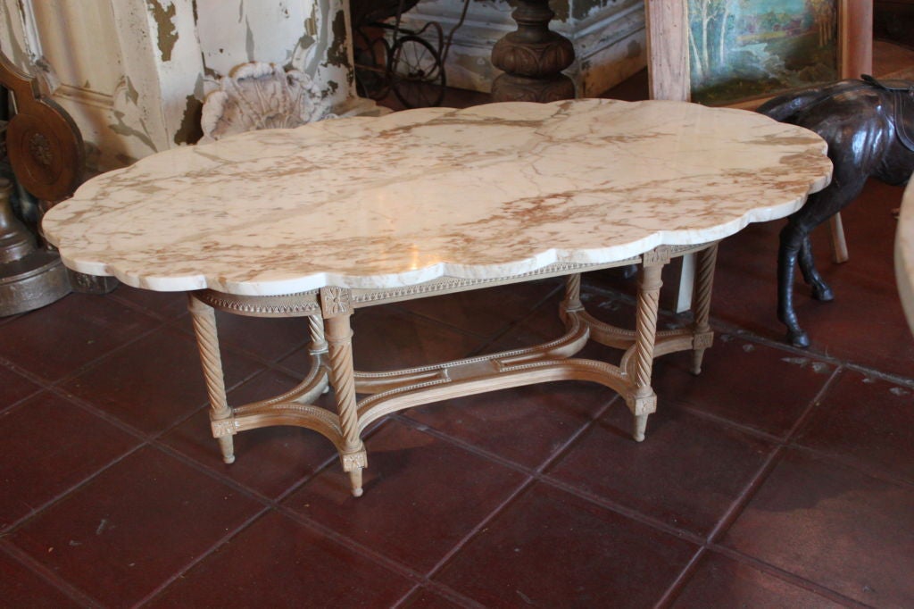 marble table