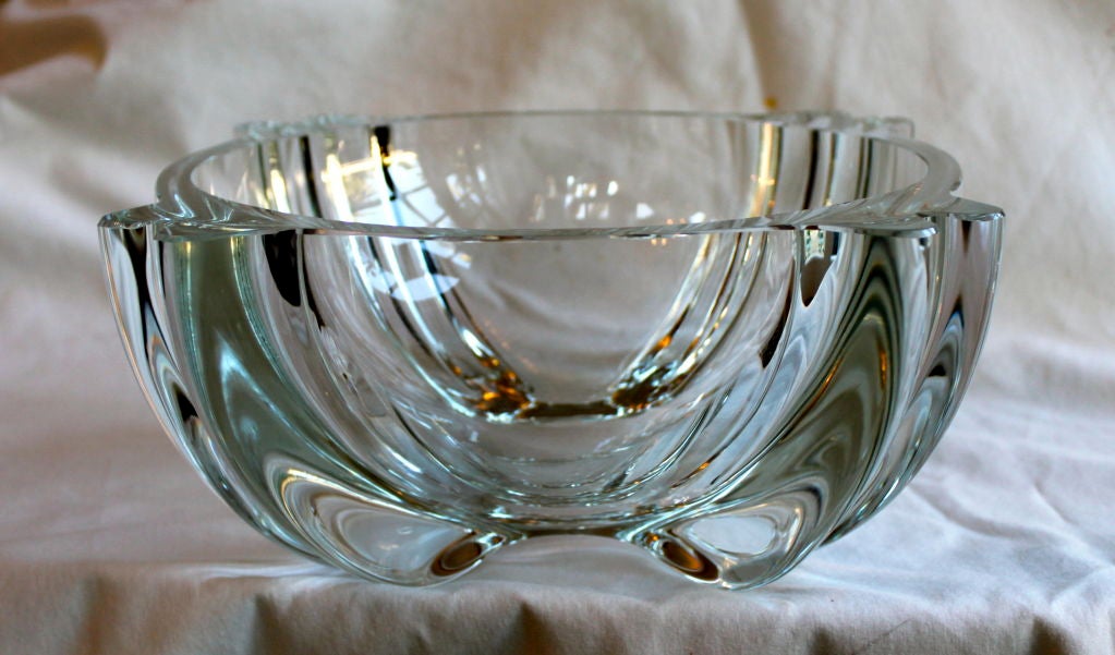 Signed Barbini Murano Oggetti Glass Bowl
