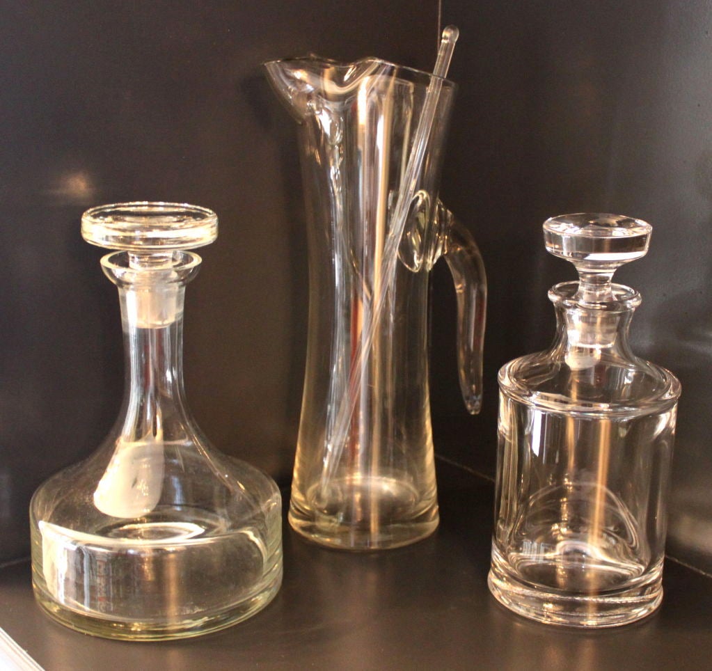 Glass Decanter Heights 11