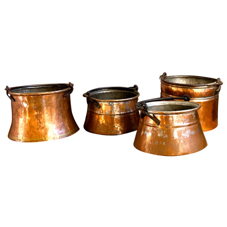 Copper Pots| storage or planters