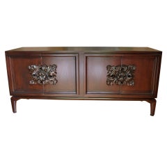 Monteverdi Young Cabinet | Credenza with carved floret pulls