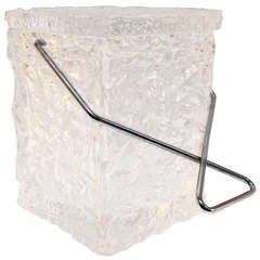 Lucite Ice Bucket by Wilardy 8