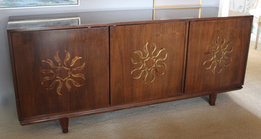 Cal Mode cabinet in walnut -  could function easily as a dresser, buffet, media cabinet or Credenza