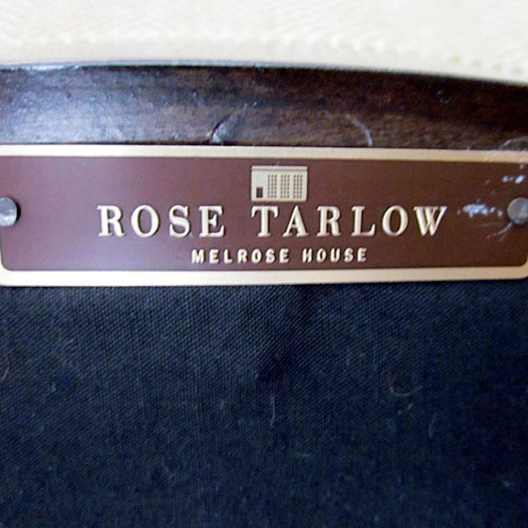 Rose Tarlow Directoire Barrel Chair In Excellent Condition In Los Angeles, CA