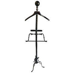 Vintage Chic Powder Coated Brass Valet