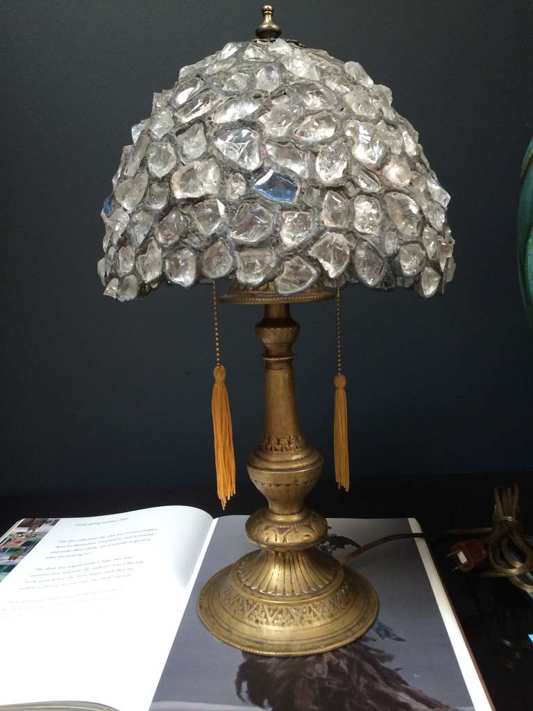 Rock Crystal Table Lamp at 1stdibs