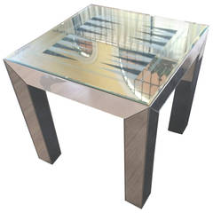 Mirrored Backgammon Game Table