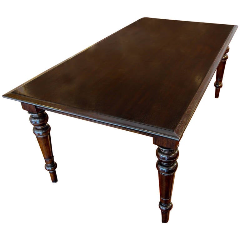 Wooden Dining Table For Sale at 1stdibs