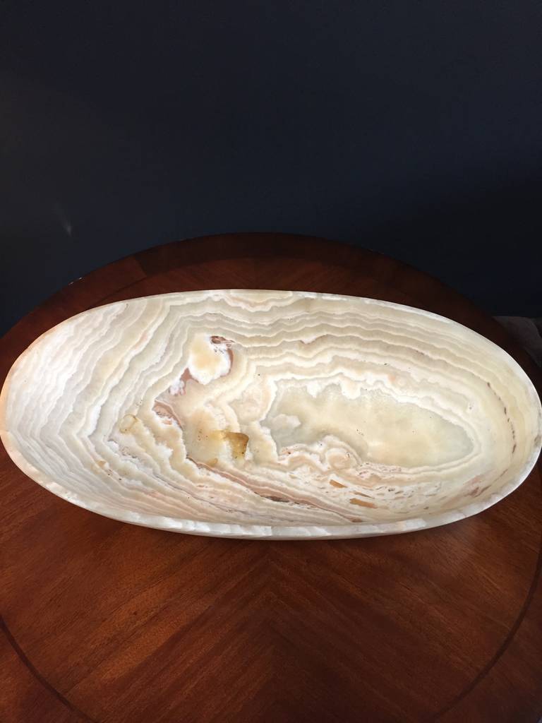 Large Onyx Bowl In Excellent Condition In Los Angeles, CA