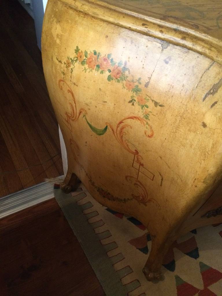 Wood Antique Bombay Style Three Drawer Dresser