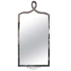Nickel plated Mirror with additional scroll details
