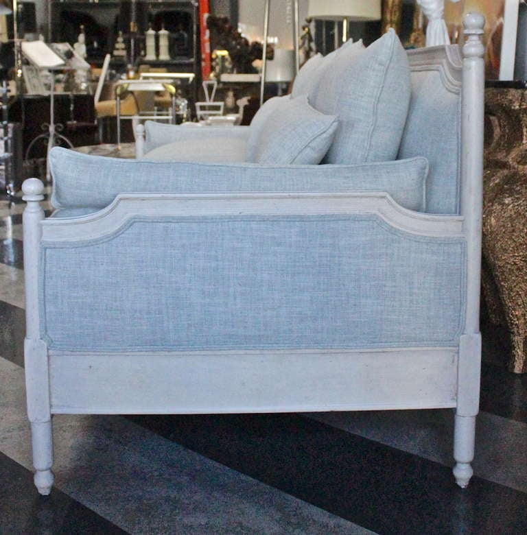 20th Century Pair of French upholstered day beds