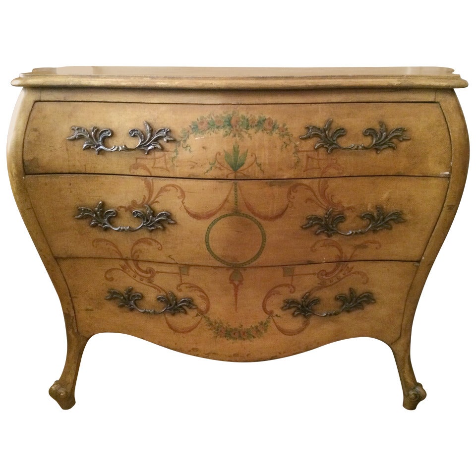 Antique Bombay Style Three Drawer Dresser
