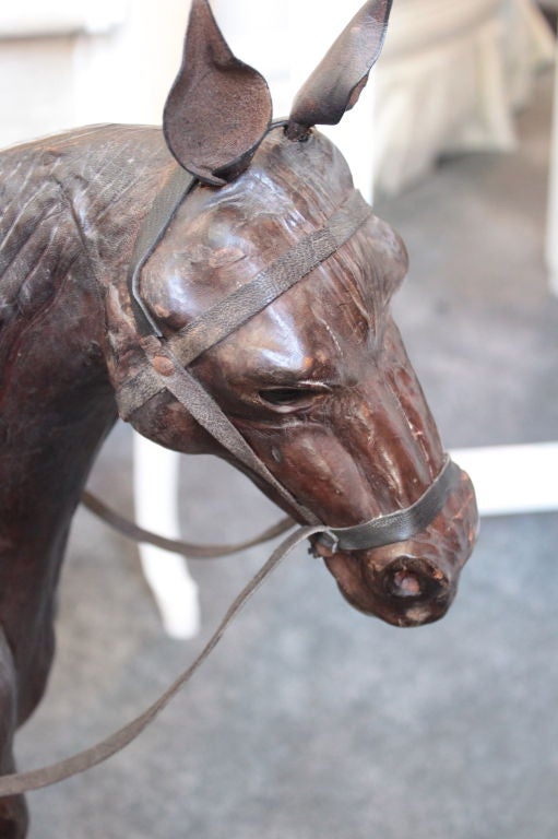 Leather Horse Sculpture's
