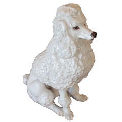 Vintage Italian Ceramic Poodle