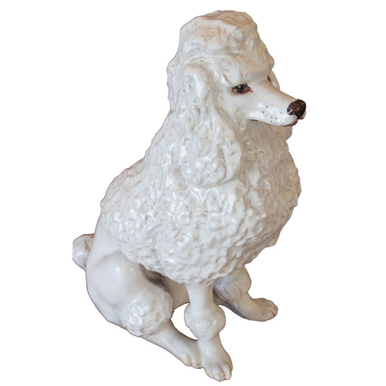 Italian Ceramic Poodle