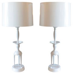 Pair of Lamps in the Manner of James Mont