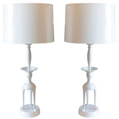 Pair of Lamps in the Manner of James Mont 5