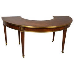Elegant Neo-Classical Style Hunt Table or Desk 9