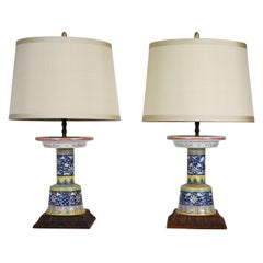 Pair of Chinese Porcelain Lamps