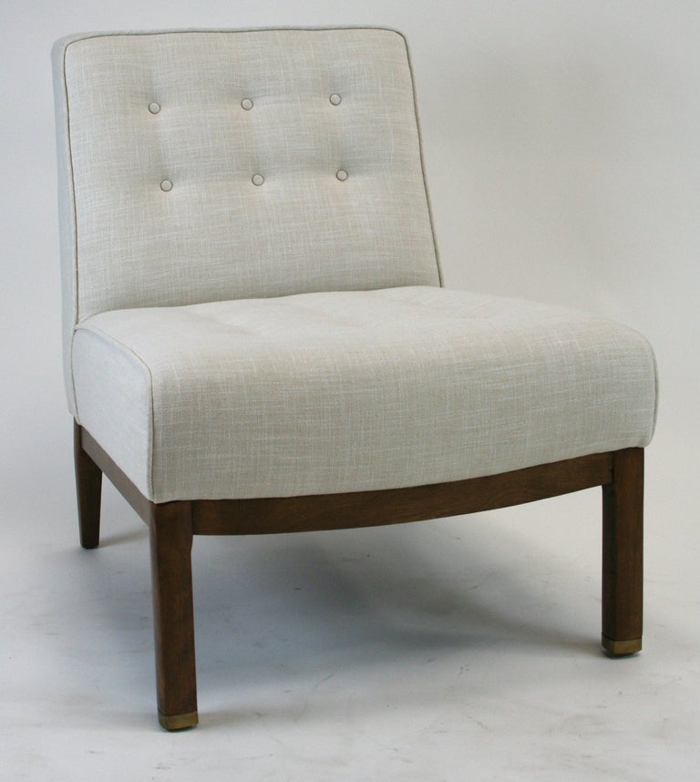 mid century slipper chair