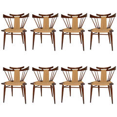 Set of Eight Edmund J. Spence Dining Chairs