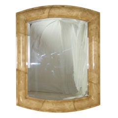 Lacquered Parchment Mirror