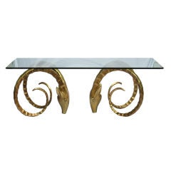 Rams Ibex Head Dining Table