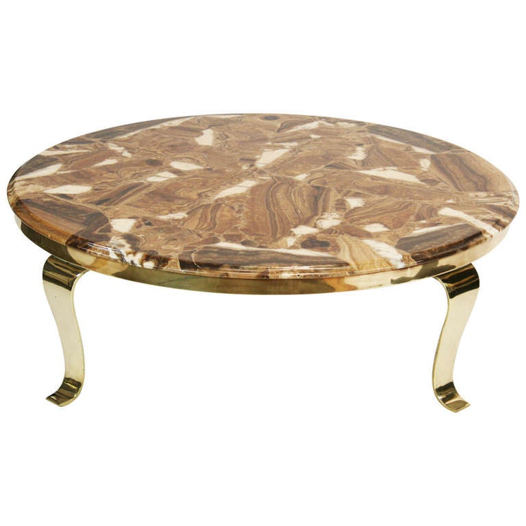 elegant onyx and brass coffee table for sale at 1stdibs elegant onyx and brass coffee table for sale at 1stdibs