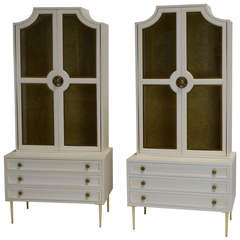 Pair of Cabinets by Renzo Rutili for Johnson Furniture Co.