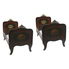 Pair of Italian Tole Beds 6