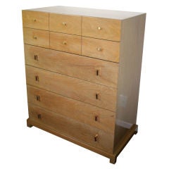 Bleached Mahogany Dresser