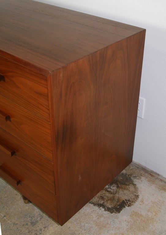 American Mid-Century Modern Twelve Drawer Dresser