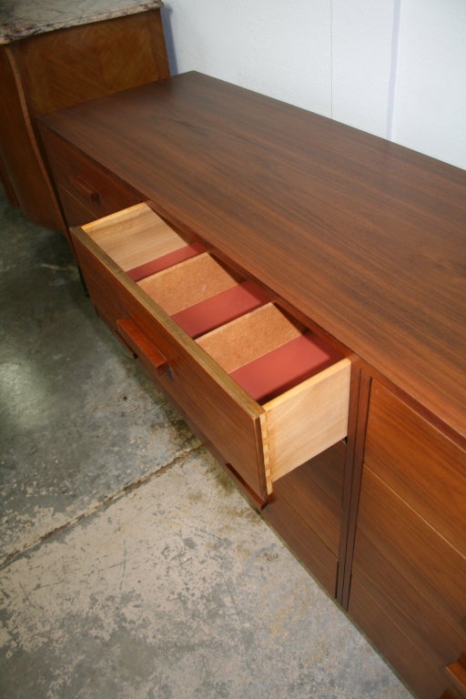 Mid-20th Century Mid-Century Modern Twelve Drawer Dresser