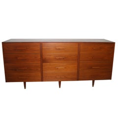 Mid-Century Modern Twelve Drawer Dresser