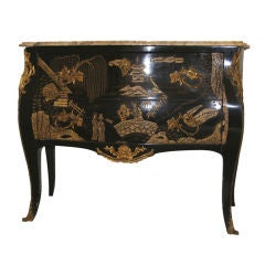 Louis XVI Style Chinoiserie Commode 11