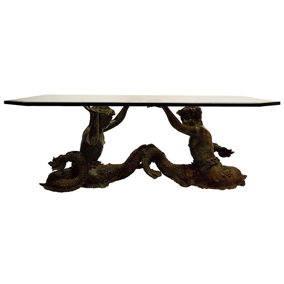 Bronze Mermen Coffee Table