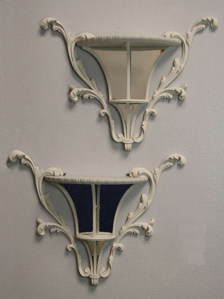 Pair of Rococo Style Wall Brackets