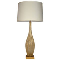 Mid-Century Barovier e Toso Fluted Murano Lamp 12