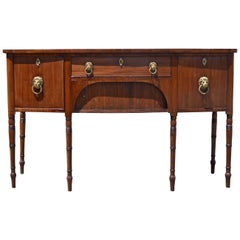 Antique 19th Century Regency English Mahogany Sideboard